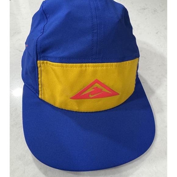 Nike Other - Nike Trail 5 Panel AW84 Dri-Fit 5 Panel Running Hat Cap Blue  OSFA Adult